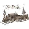 Transpac Metal Silver Train Model Decorative Piece In Multi