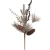 Transpac Multicolor Harvest Spray With Gold Pinecone For Fall Decor In Multi