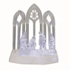 Transpac Multicolor Light Up Musical Nativity Scene Acrylic Christmas Decor In White