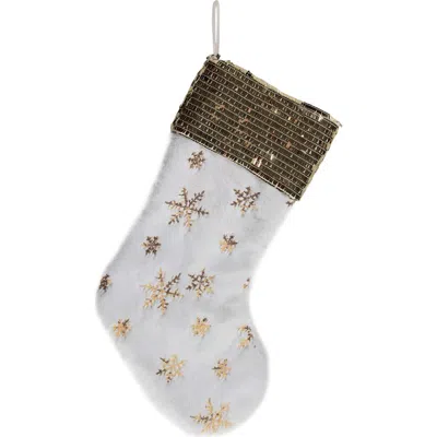 Transpac Multicolored Christmas Glitz Sequin Stocking