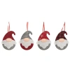 Transpac Multicolored Christmas Rustic Gnome Ornament Set Of 4 In Multi
