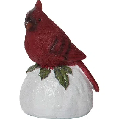 Transpac Multicolored Christmas Wild Cardinal Figurine