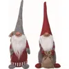 Transpac Plush Gnome Sack Set Of 2 Christmas Home Decorations In Multi