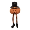 Transpac Plush Jack Shelf Sitter Decorative Figurine Halloween Decor In Black