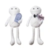 Transpac Plush Mummy Sitter Set Of 2 Decorative Figurines For Halloween In White