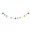 Transpac Polyester 70 In. Spring Pom-pom Garland In Multi
