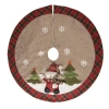 Transpac Polyester Tree Skirt In Green;red;tan