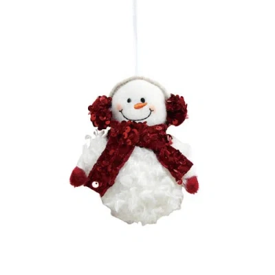 Transpac Psnowman Ornament For Christmas Tree Multicolor Indoor Decoration Adorable Holiday Decor Gi