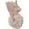Transpac Resin Multicolor Harvest Squirrel Figurine In White