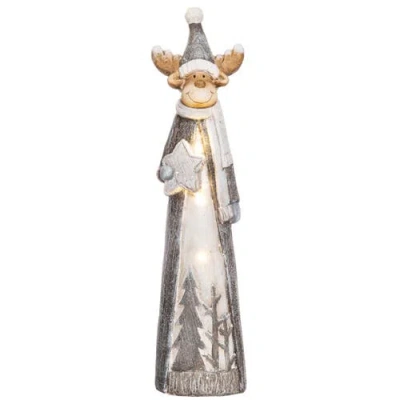 Transpac Resin Multicolored Christmas Light Up Decor