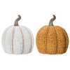 Transpac Set Of 2 Resin Corn Pumpkin Decorative Figurines For Fall In Multi