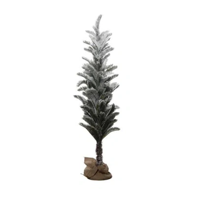 Transpac Snow Tree Large Artificial Christmas Tree In Green