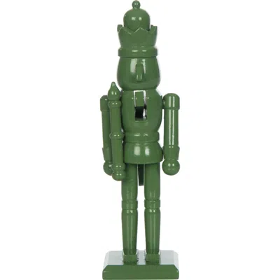 Transpac Solid Green Nutcracker