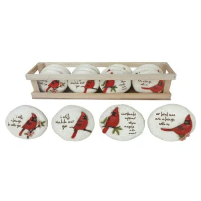 Transpac Spring Cardinal Blessing Prayer Stones In Multi