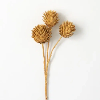 Transpac Sullivan's Dragon Spray, Brown Faux Floral Stem For Crafting, Weddings, Home And Holiday De
