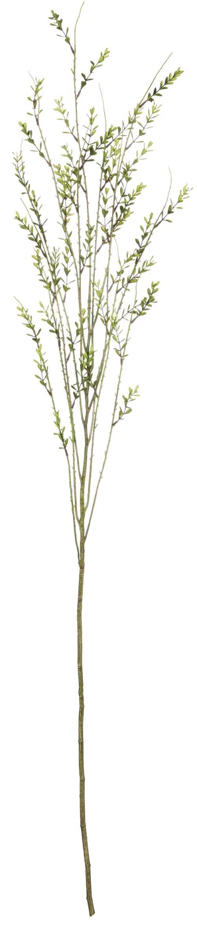 Transpac Sullivan's Mini Leaf Spray, Green Faux Floral Stem For Crafting, Weddings, Home And Holiday