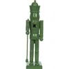 Transpac Wood Green Nutcracker Decorative Object For Christmas Decor In Green