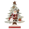 Transpac Wood Multicolored Christmas Tree Decor In Multi