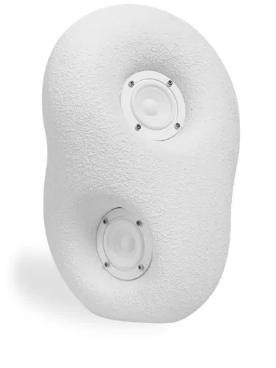 Transparent Acoustic Sculpture Speaker In White