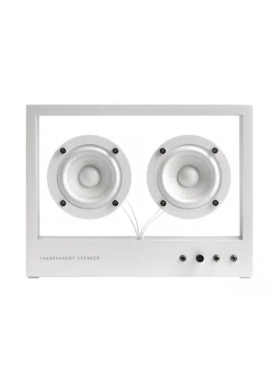 Transparent Small Speaker Accessories In White