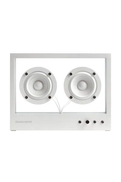 Transparent Small  Speaker - White