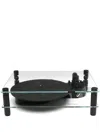 Transparent Turntable Record Player In Black