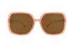 Transparent Women's Janis Sunglasses In Translucent Pink In Pink