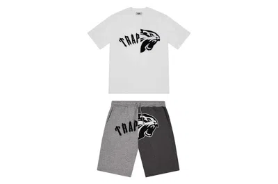 Pre-owned Trapstar Arch Shooters Short Set White