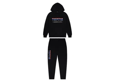 Pre-owned Trapstar Men's  Chenille Decoded 2.0 Hooded Tracksuit In Black Revolution Edition