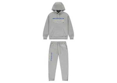 Pre-owned Trapstar Men's  Chenille Decoded 2.0 Hooded Tracksuit In Grey Ice Edition In Gray