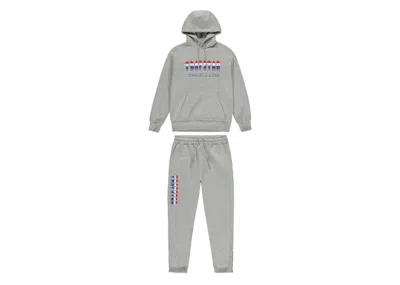 Pre-owned Trapstar Men's  Chenille Decoded 2.0 Hooded Tracksuit In Grey Revolution Edition In Gray