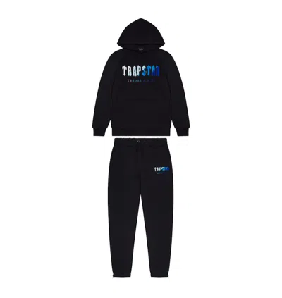 Pre-owned Trapstar Men's  Chenille Decoded Hoodie Tracksuit In Black Ice Flavours 2.0 Edition