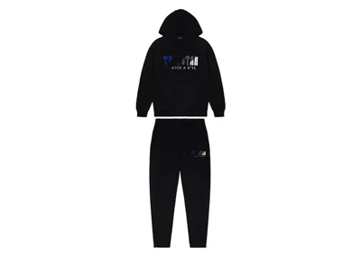 Pre-owned Trapstar Men's  Decoded Chenille Hooded 2.0 Tracksuit In Black Ice Edition
