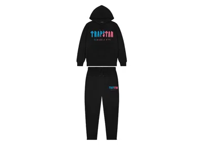 Pre-owned Trapstar Men's  Decoded Chenille Hooded Tracksuit In Aqua Edition In Blue