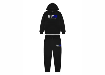 Pre-owned Trapstar Men's  Decoded Chenille Hooded Tracksuit In Black Ice Edition