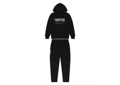 Pre-owned Trapstar Men's  Decoded Mesh Panel Hoodie Tracksuit In Black