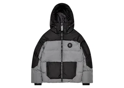 Pre-owned Trapstar Men's  Decoded Puffer Jacket (fw23) In Black/grey In Multi