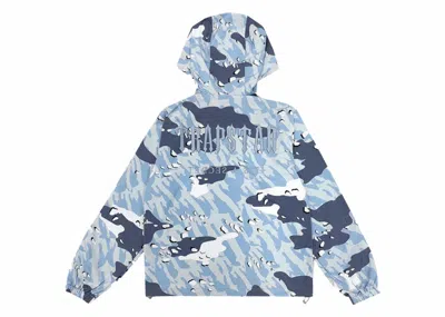 Pre-owned Trapstar Men's  Decoded Windbreaker Jacket In Ice Blue Camo