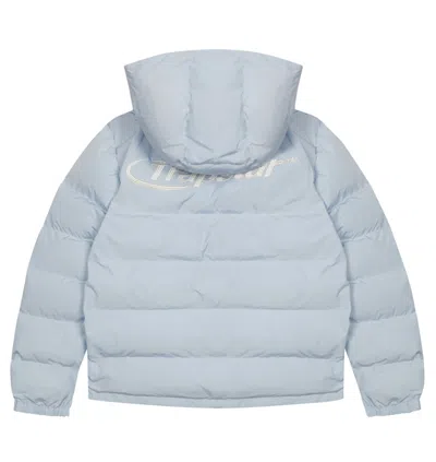 Pre-owned Trapstar Men's  Hyperdrive Detachable Hooded Puffer Jacket In Ice Blue