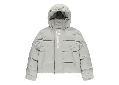 Pre-owned Trapstar Men's  Hyperdrive Technical Puffer Jacket In Light Grey