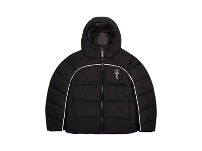 Pre-owned Trapstar Men's  Irongate Arch Pipping Puffer Jacket In Black