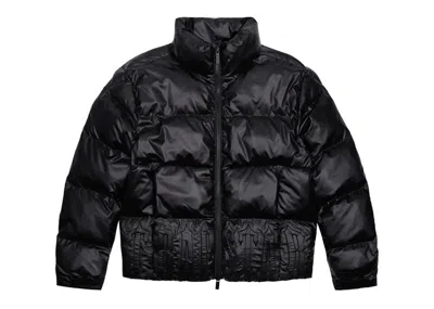 Pre-owned Trapstar Men's  Irongate Embossed Puffer Jacket In Matte Black