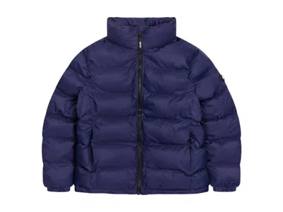 Pre-owned Trapstar Men's  It's A Secret Puffer Jacket In Navy Blue