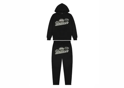 Pre-owned Trapstar Men's  Shooters Hoodie Tracksuit In Black/teal In Multi