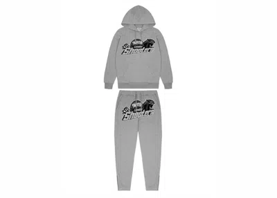 Pre-owned Trapstar Men's  Shooters Hoodie Tracksuit In Grey/blue In Multi
