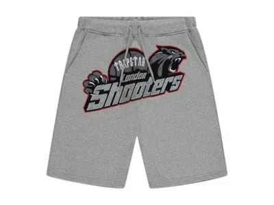 Pre-owned Trapstar Men's  Shooters Shorts In Grey/red