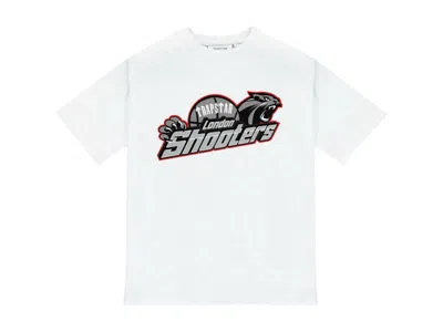 Pre-owned Trapstar Men's  Shooters Target Tee Shirt In White/grey In Gray