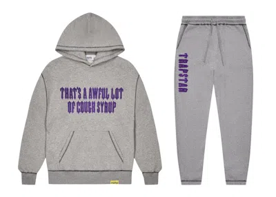 Pre-owned Trapstar Men's  X Cough Syrup Tracksuit In Grey