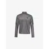 Trapstar Mens Training Half-zip Jersey Top Grey In Gray