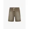 Trapstar Mens Brown Hyperdrive Faded Cotton Shorts